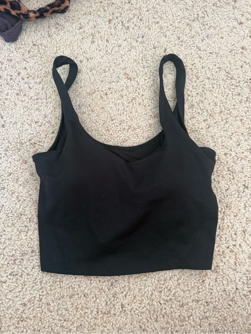 Gilly Hicks Black Stretch activewear top